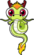 Simbol naga sebagai tanda mendapatkan Baby Naga